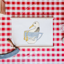 Last inn bildet i Galleri-visningsprogrammet, Seagull In A Cup Poster
