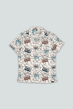 Last inn bildet i Galleri-visningsprogrammet, Roadtrip Mixtape Short Sleeve Shirt (Star White)
