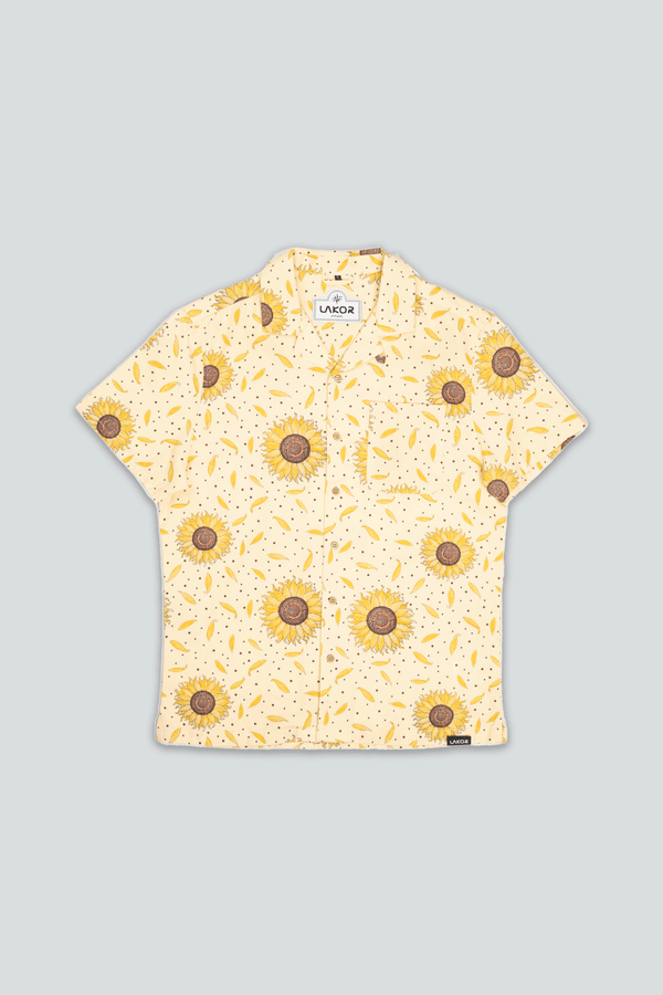 Sunflower Short Sleeve Shirt (Anise Flower)