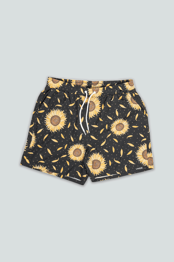 Sunflower Swim Shorts (Moonless Night)