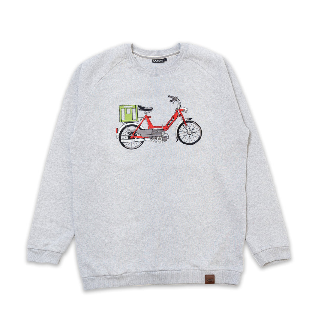 Red Puch Sweat (Light Grey)