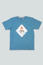 Last inn bildet i Galleri-visningsprogrammet, White Sands Lighthouse T-shirt (Medium Blue)
