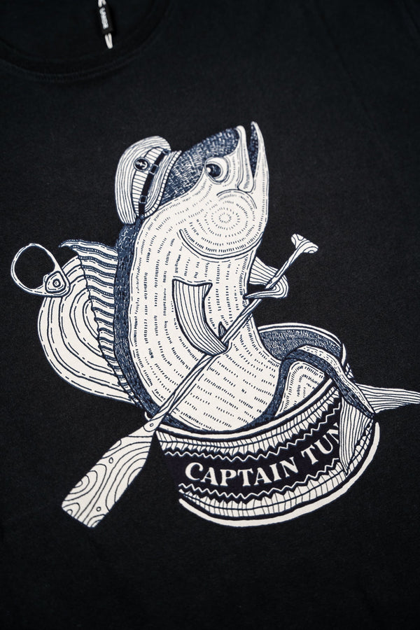 Captain Tuna T-shirt (Moonless Night)