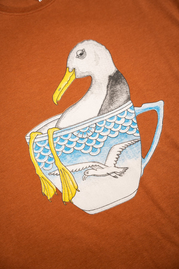 Seagull in a Cup T-shirt (Mocha Bisque)