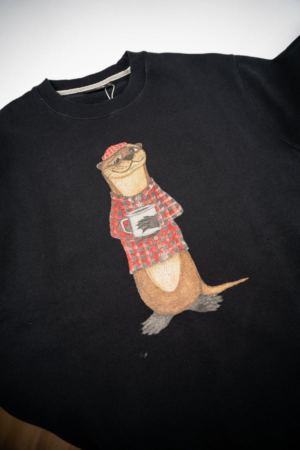 An Otter Crewneck (Moonless Night)
