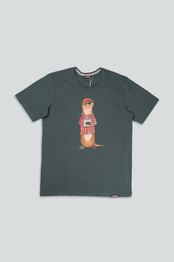 An Otter Coffee T-shirt (Green Gables)
