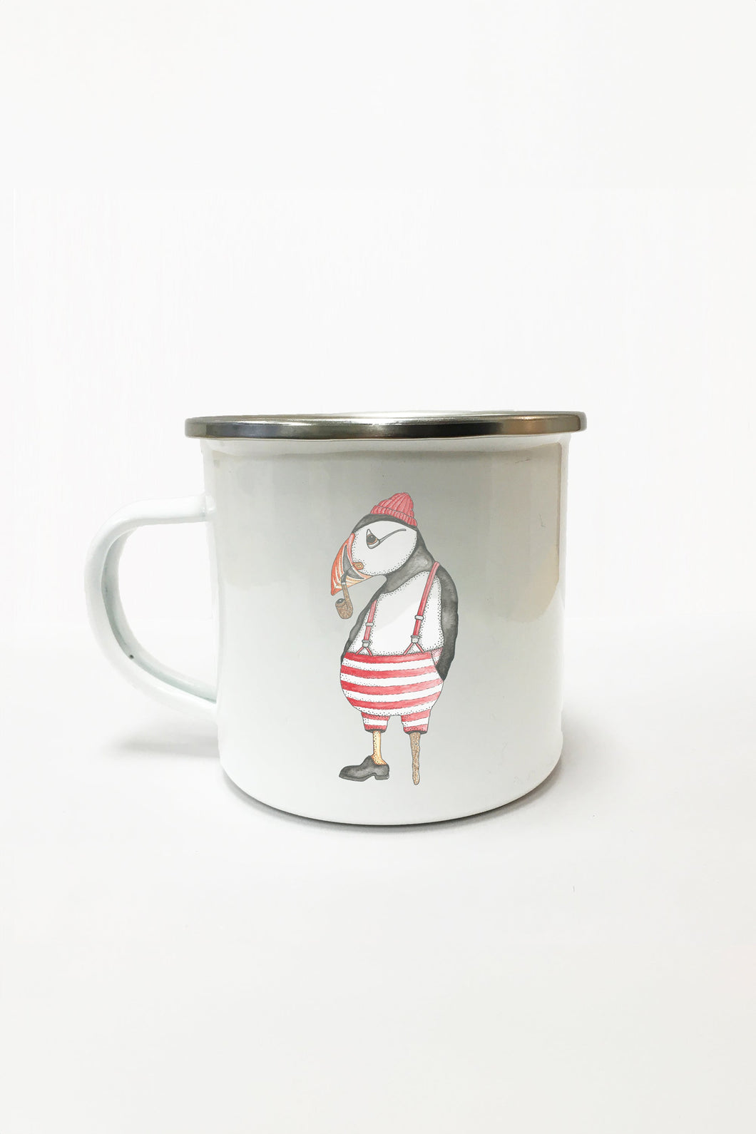 Atlantic Puffin Enamel Mug
