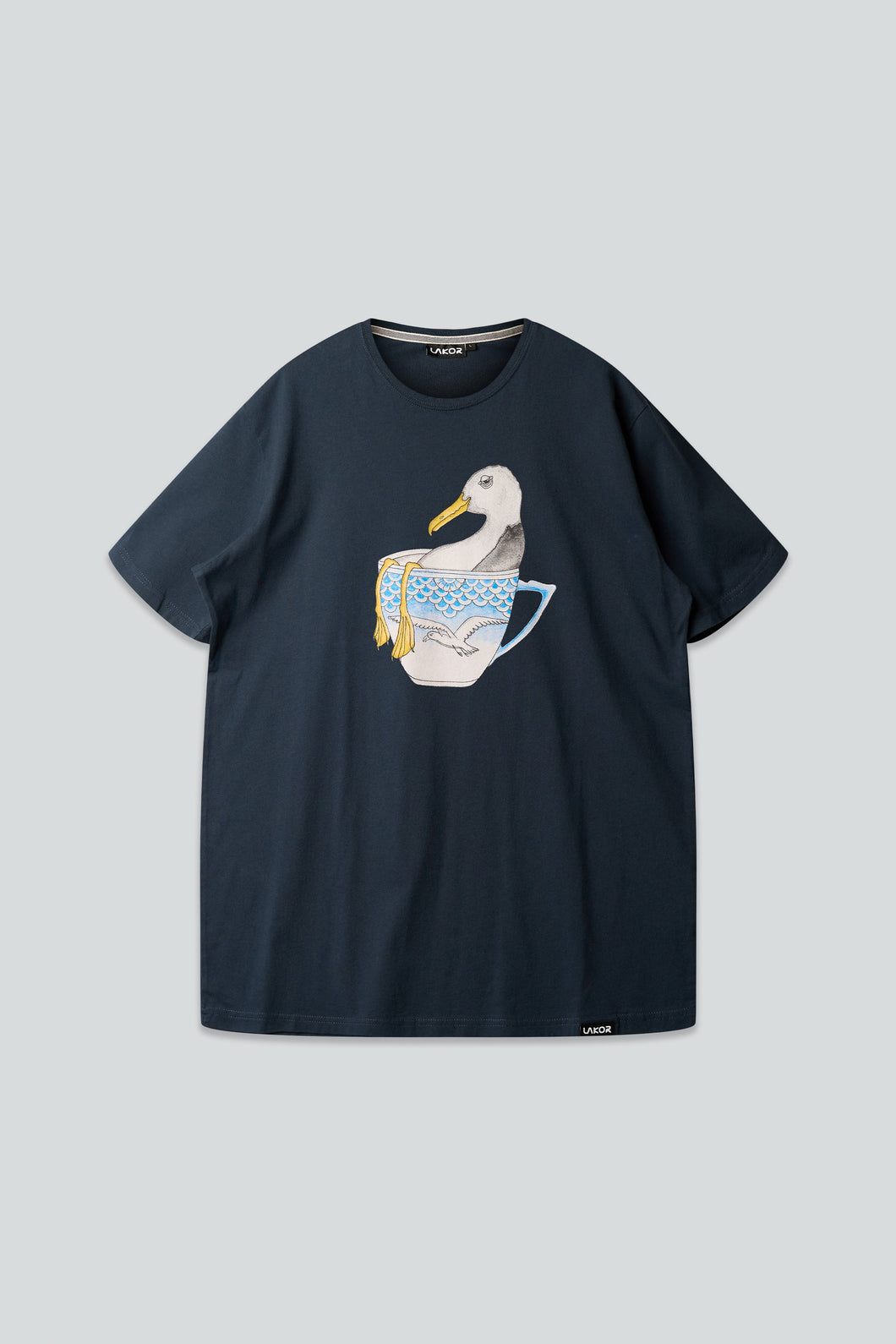 Seagull in a Cup T-shirt (Blueberry)