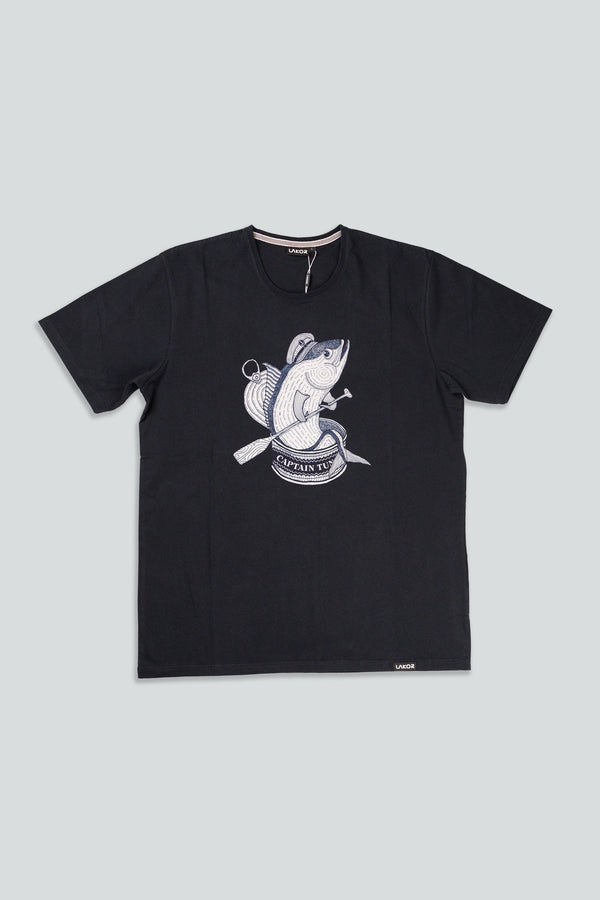 Captain Tuna T-shirt (Moonless Night)