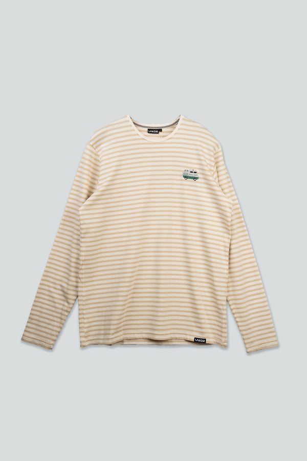 Ahoy! Mini Forest Camper T-shirt (Oatmeal Melange/Star White)
