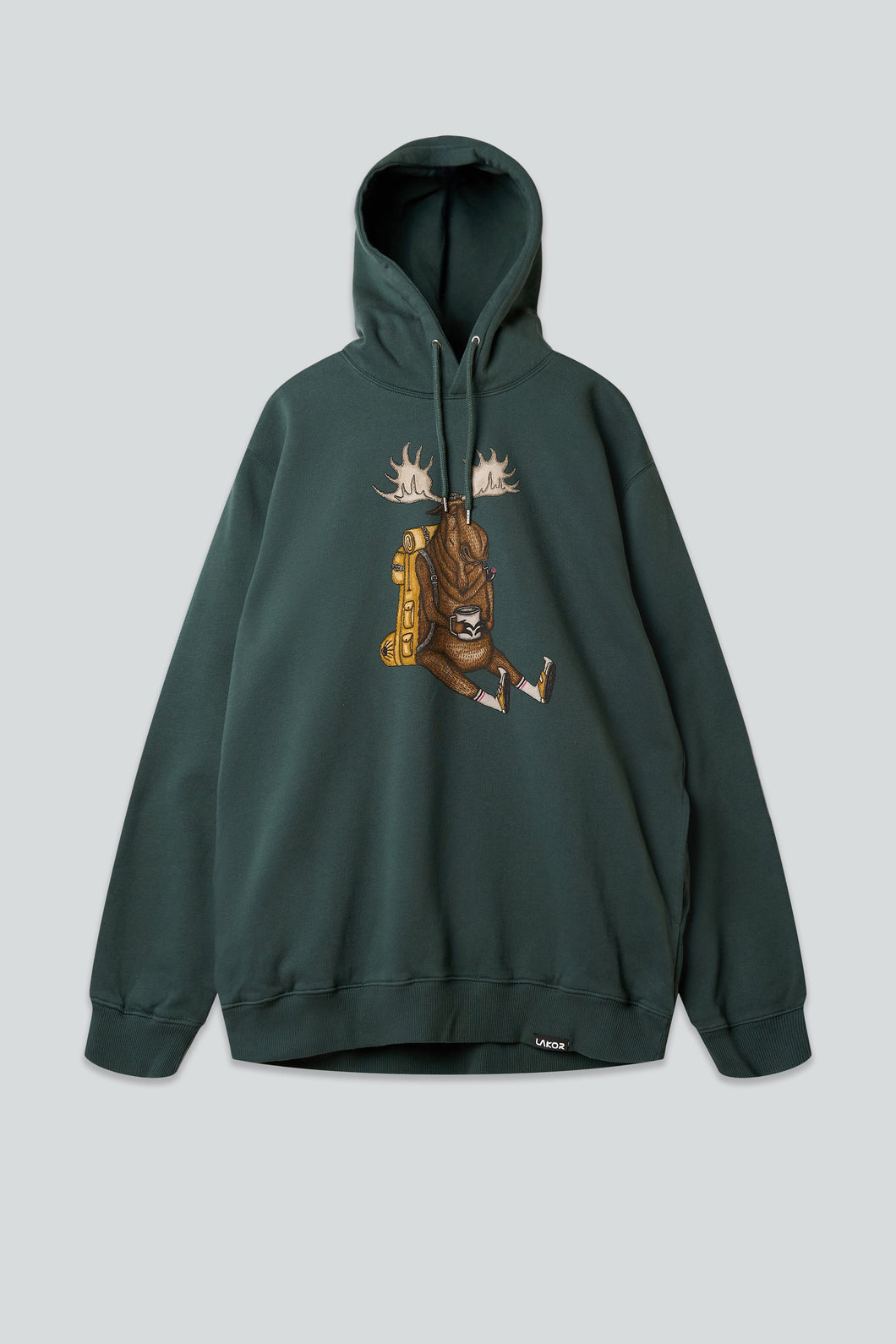 Snooze Moose Hoodie (Green Gables)