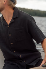 Last inn bildet i Galleri-visningsprogrammet, Coastline Short Sleeve Shirt (Moonless Night)
