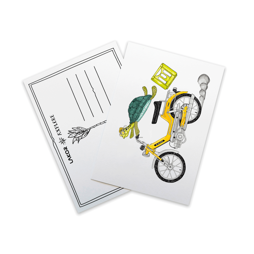 Maxi Speed Postcard
