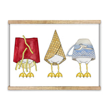 Last inn bildet i Galleri-visningsprogrammet, Michelin Birds Poster

