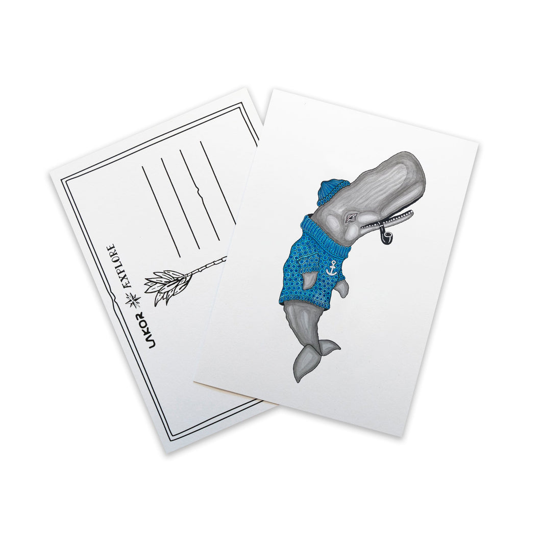 Moby Postcard