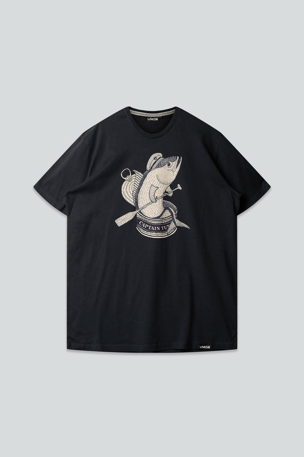 Captain Tuna T-shirt (Moonless Night)
