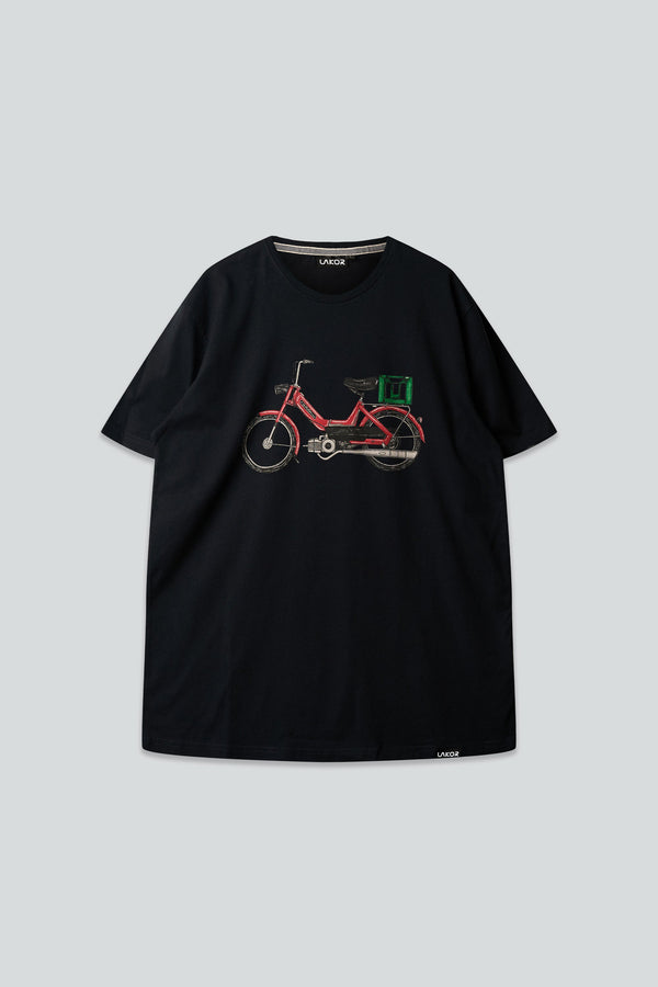 Red Maxi T-shirt (Moonless Night)