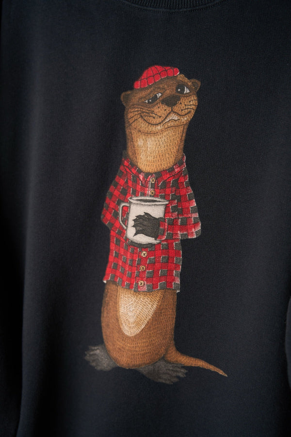 An Otter Crewneck (Moonless Night)