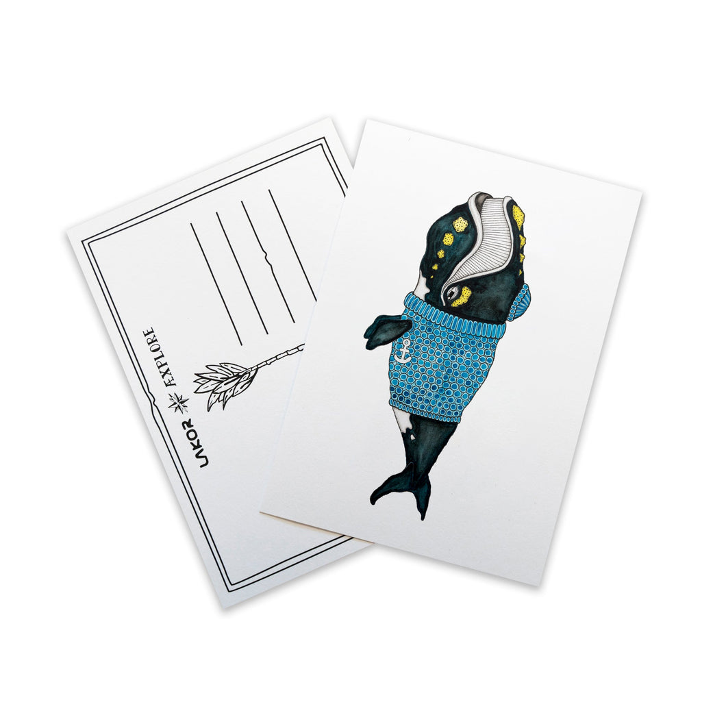 Northern Right Whale Postcard