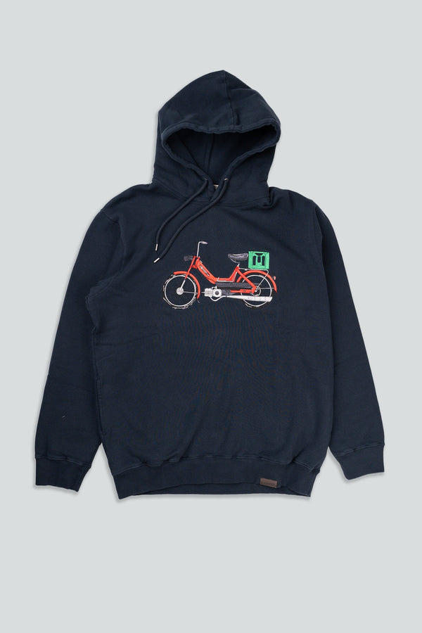 Red Maxi Hoodie (Blueberry)