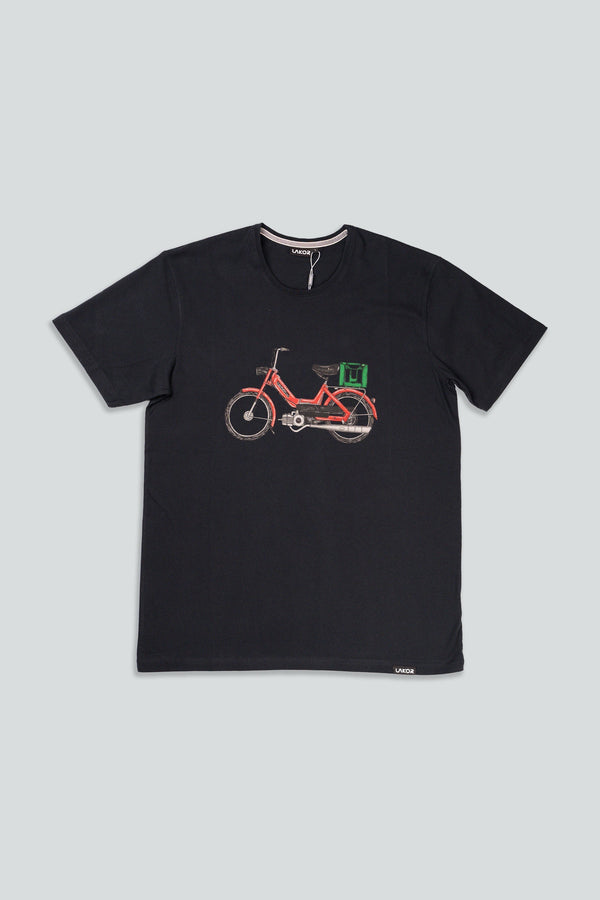 Red Maxi T-shirt (Moonless Night)
