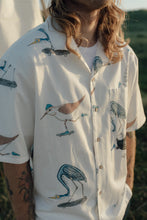 Last inn bildet i Galleri-visningsprogrammet, Skating Birds Short Sleeve Shirt (Star White)

