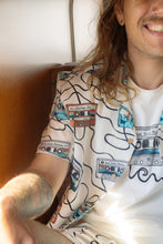 Last inn bildet i Galleri-visningsprogrammet, Roadtrip Mixtape Short Sleeve Shirt (Star White)
