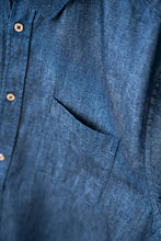 Last inn bildet i Galleri-visningsprogrammet, Organic Denim Shirt (Dark Blue)
