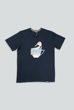 Last inn bildet i Galleri-visningsprogrammet, Seagull in a Cup T-shirt (Blueberry)
