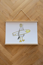 Last inn bildet i Galleri-visningsprogrammet, Surfing Seagull Poster
