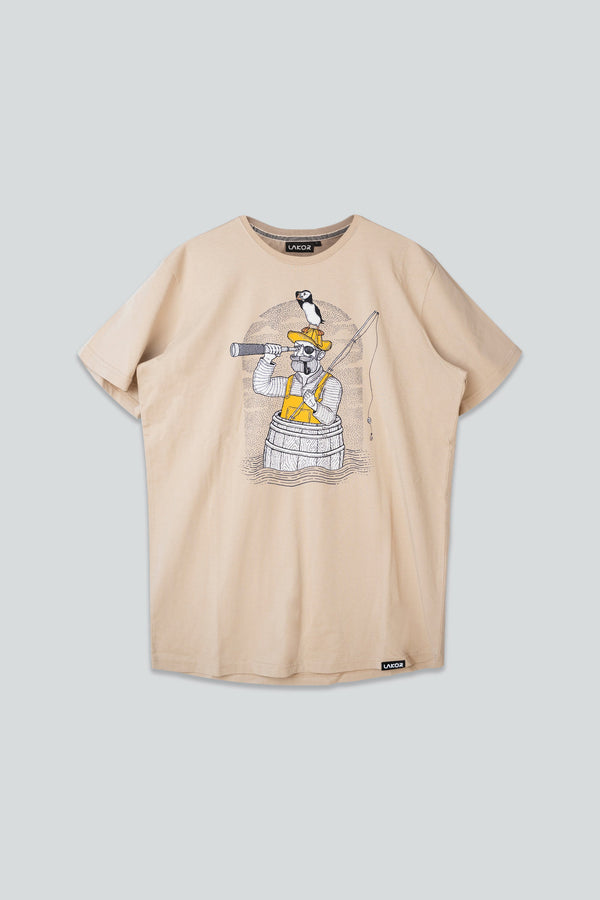 Fishing in a Barrel T-shirt (White Pepper)
