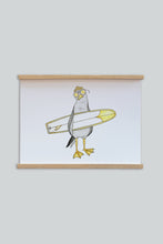Last inn bildet i Galleri-visningsprogrammet, Surfing Seagull Poster

